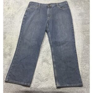 Carhartt Jeans Men's‎ 40x30 Blue Holter Relaxed Fit Straight Workwear 101483-968